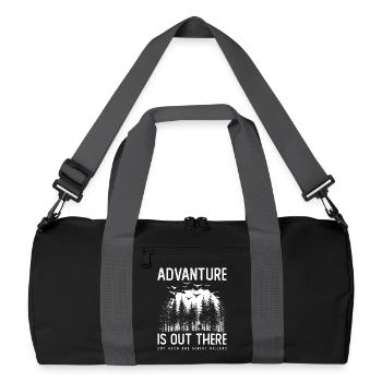 Crime Serial Killer True Crime Satire Hiking - Recycled Duffel Bag - black/graphite grey - Front