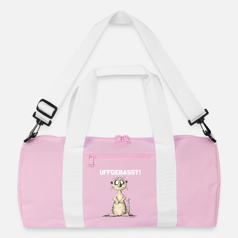 Drolliges Erdmännchen Hessisch Uffgebasst Recycelte Duffel Bag