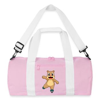 Bär Inline skating Inline skates - Recycled Duffel Bag - pink/white - Front
