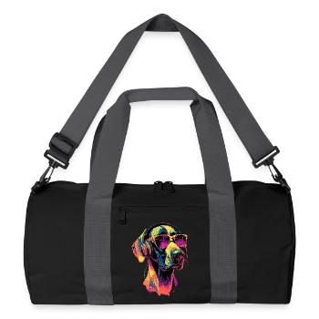 Great Dane Hatz Male Saupacker Great Dane - Recycled Duffel Bag - black/graphite grey - Front