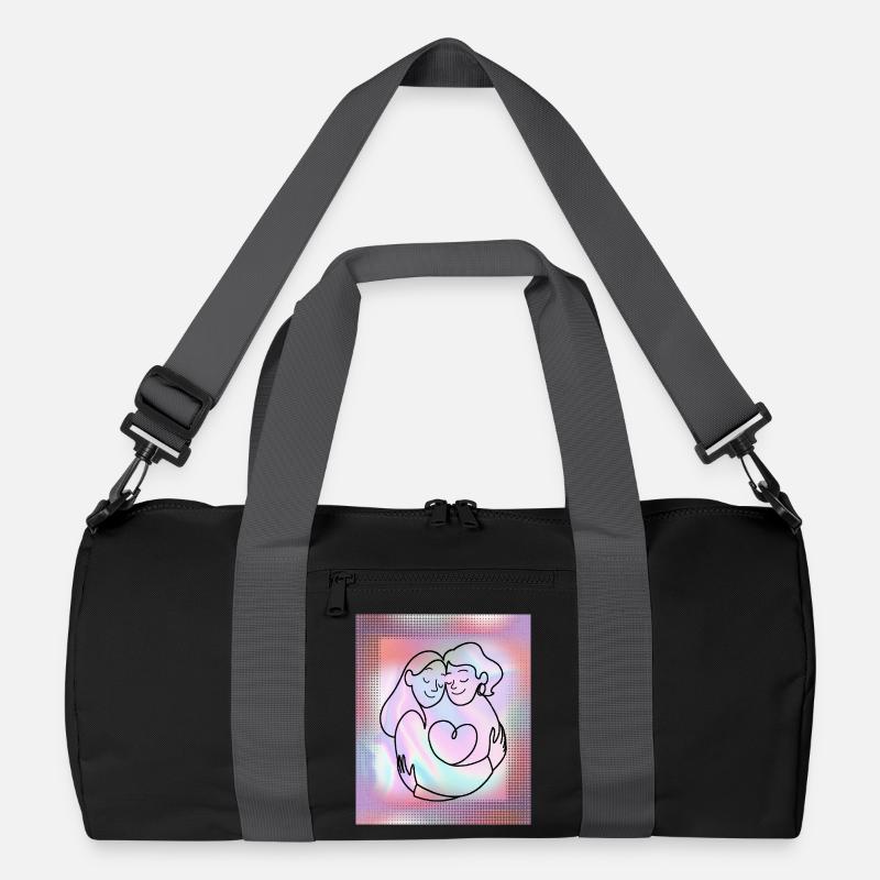 Lieblingsmensch-Mutter-Tochter-Schwester-Freundin Recycelte Duffel Bag