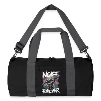 Noise Forever Punk Rock Metal Music - Recycled Duffel Bag - black/graphite grey - Front