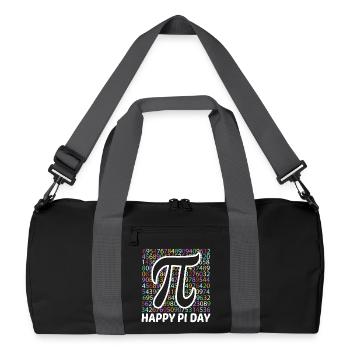 Bonne Journée Pi Enfants Professeurs de Mathématiques Professeur Étudiant - Sac de sport recyclé - noir/gris graphite - Devant