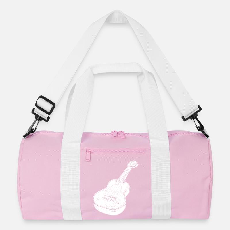 Ukulele Zeichnung Recycelte Duffel Bag