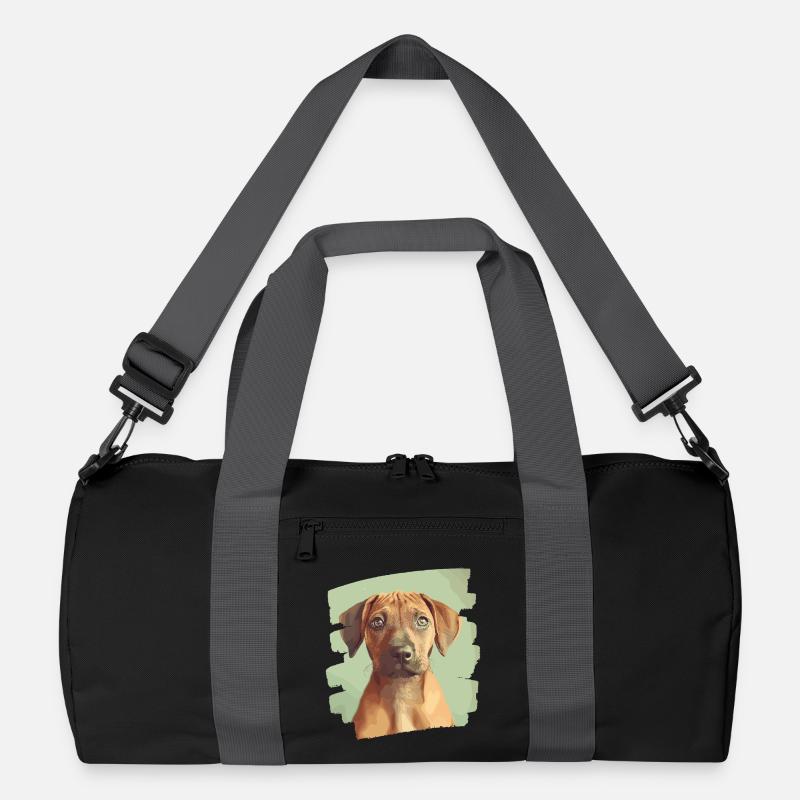 Rhodesian Ridgeback Recycled Duffel Bag
