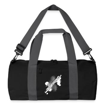 Teinture de flûte - Sac de sport recyclé - noir/gris graphite - Devant