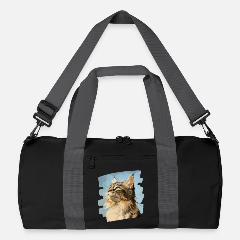 Maine Coon Recycelte Duffel Bag