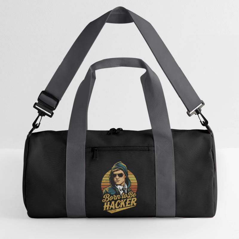 Born to Be Hacker – Informatik Nerd IT Recycelte Duffel Bag