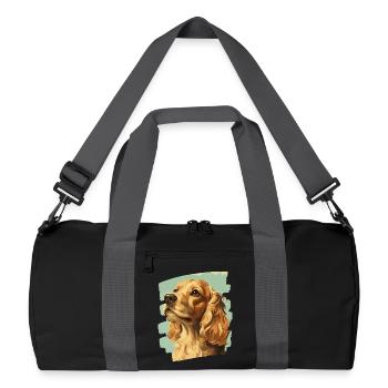 Cocker Spaniel - Recycled Duffel Bag - black/graphite grey - Front