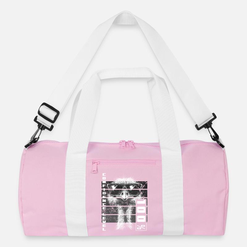 Selbstbewusst Strauß Vogel Sonnenbrille Geschenk Recycelte Duffel Bag