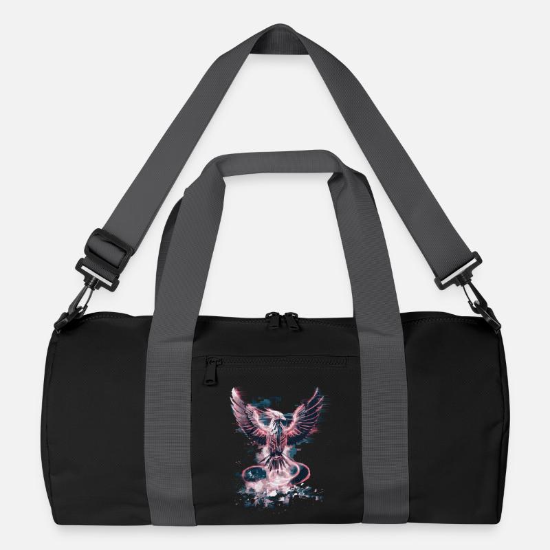 Cyber Phoenix – Digitale Wiedergeburt & Tech-Aufstieg Recycelte Duffel Bag