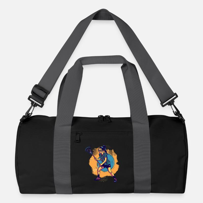 Oldschool Lacrosse Mädchen Recycelte Duffel Bag