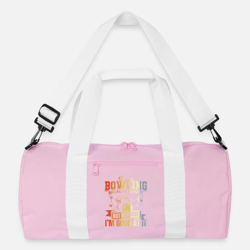 Bowling joke Recycled Duffel Bag