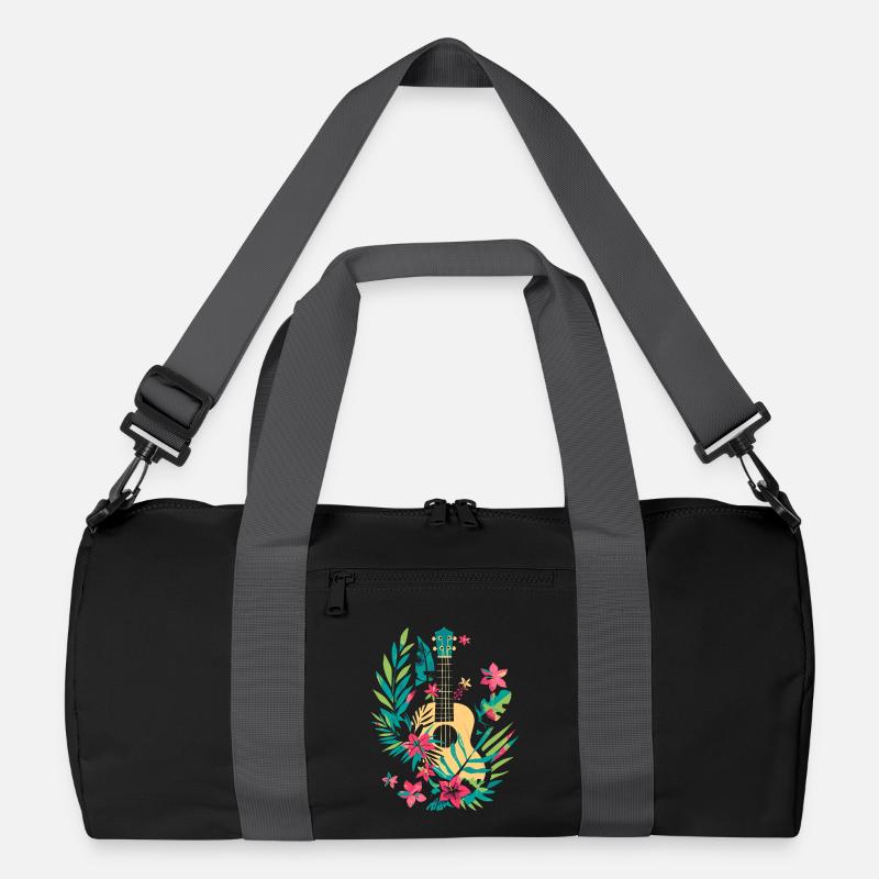 Ukulele Comic Look Recycelte Duffel Bag