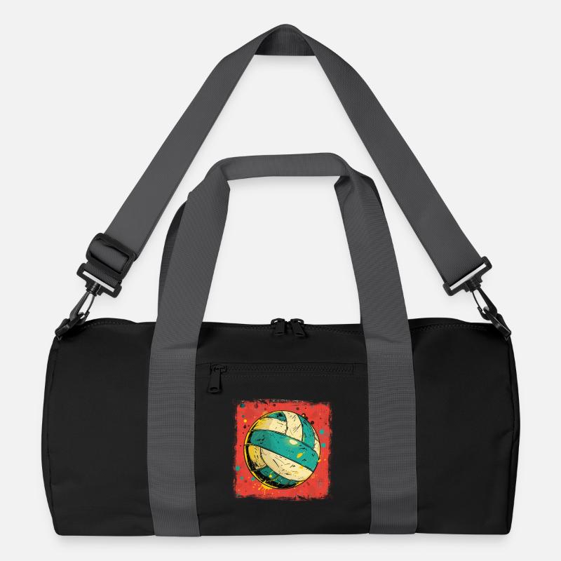 Volleyball Graphics Recycled Duffel Bag