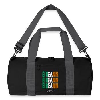 Flag of Ireland, Irish Pride - Recycled Duffel Bag - black/graphite grey - Front