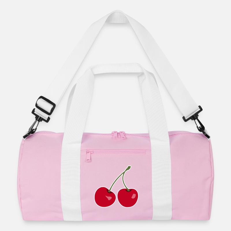 Kirsche, Rote Kirschen Recycelte Duffel Bag