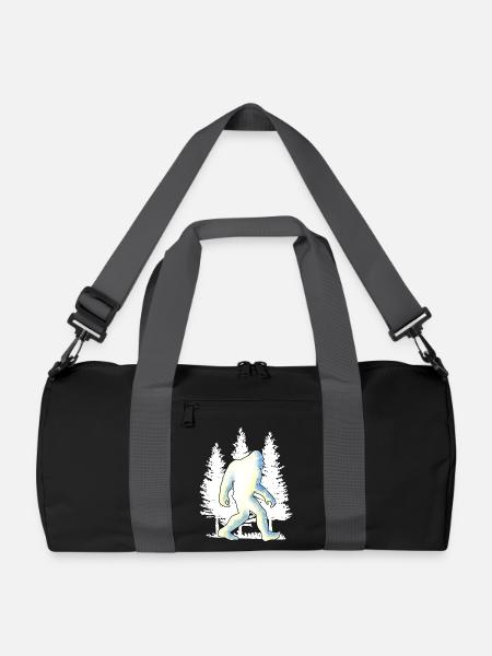 Großer Fuß, großer Fuß - Recycelte Duffle Bag - Schwarz/Graphitgrau