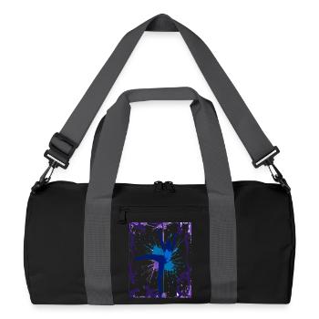 Gymnastique Gymnastique Acrobatie Gymnastique artistique - Sac de sport recyclé - noir/gris graphite - Devant