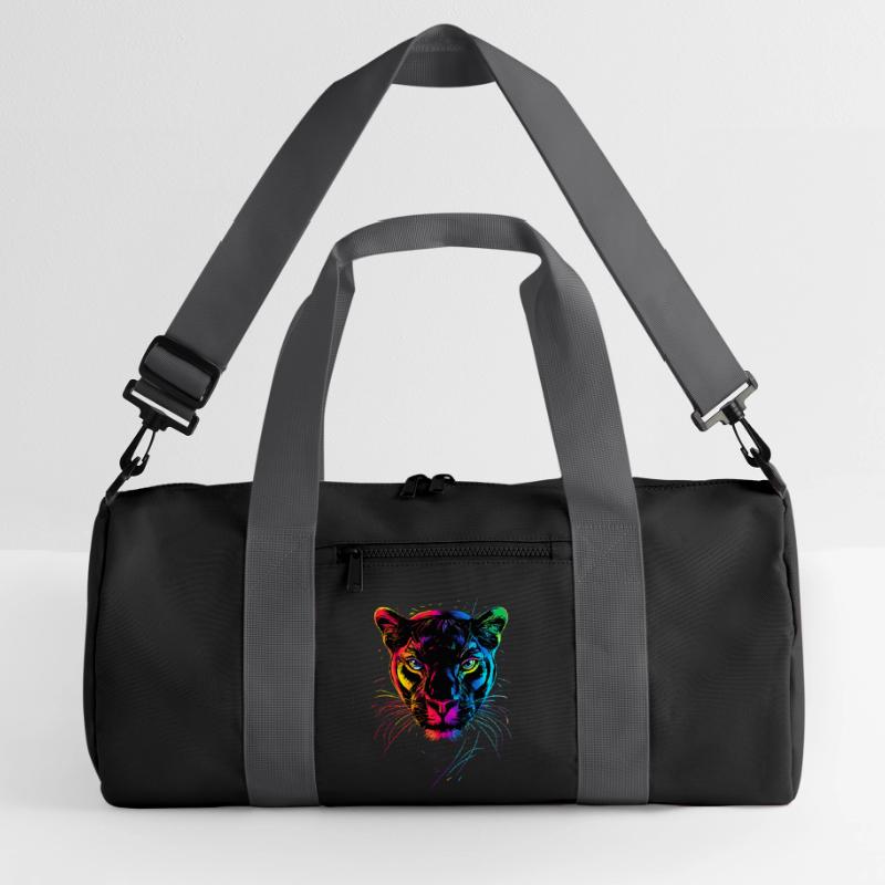 Panthère Léopard Grand Chat Mignon Gros Chat Panter Sac de sport recyclé