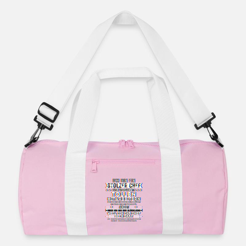 ich bin ein stolzer chef tolle mitarbeiter trippy Recycelte Duffel Bag