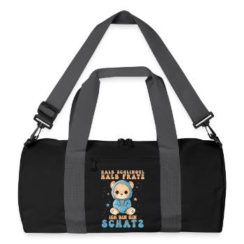 Moitié Coquin Moitié Grimace Chérie Ours Ours - Sac de sport recyclé - noir/gris graphite - Devant