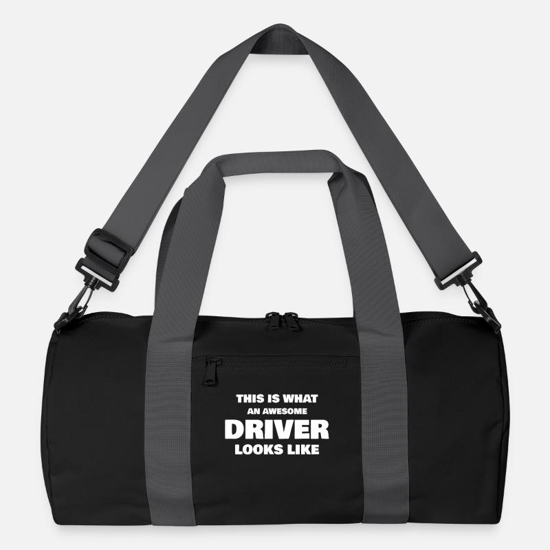 This Is What An Awesome Driver Looks Like - Recycled Duffel Bag - black/graphite grey