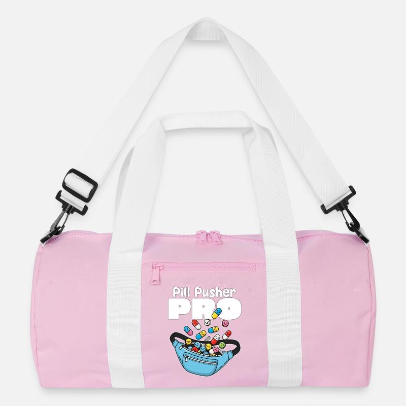 PILL PUSHER PRO - KRANKENSCHWESTER GESCHENK Recycelte Duffel Bag