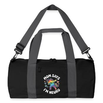 Neurodivers - Recycled Duffel Bag - black/graphite grey - Front