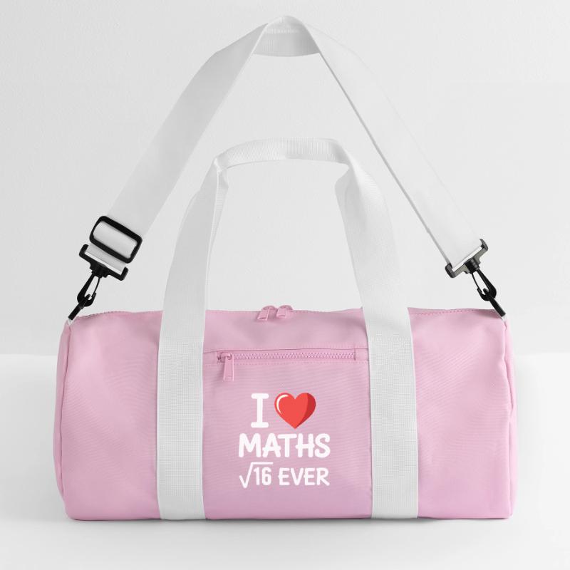 Math I Love Maths Math Nerd Math Teacher Recycled Duffel Bag