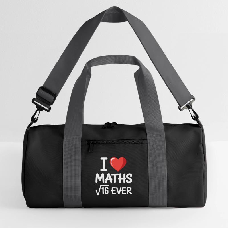 Math I Love Maths Math Nerd Math Teacher Recycled Duffel Bag