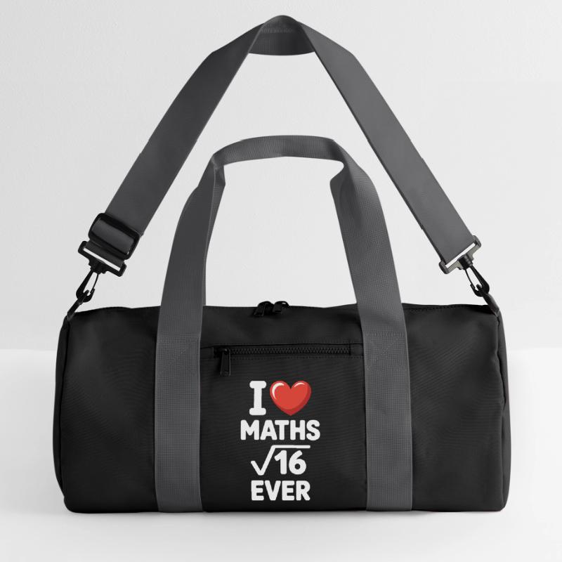 Math I Love Maths Math Nerd Math Teacher Recycled Duffel Bag