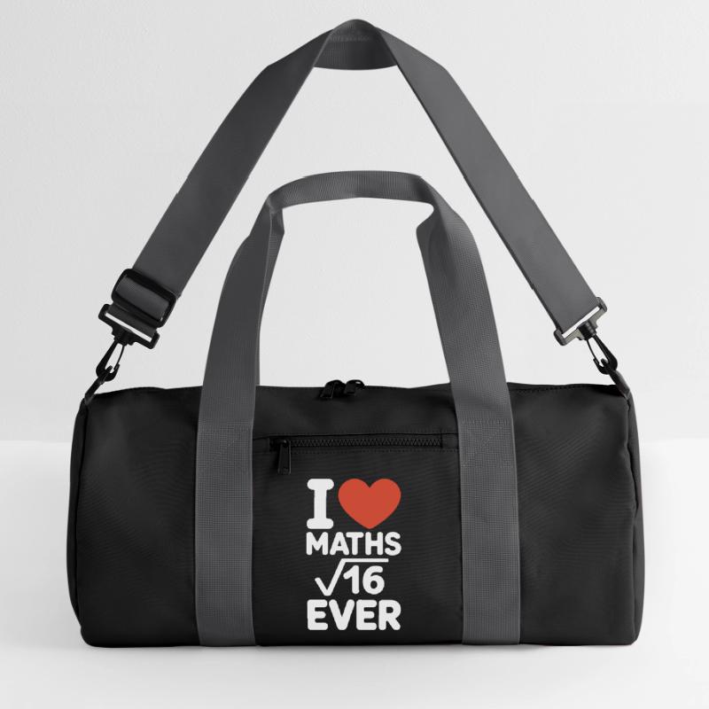 Math I Love Maths Math Nerd Math Teacher Recycled Duffel Bag