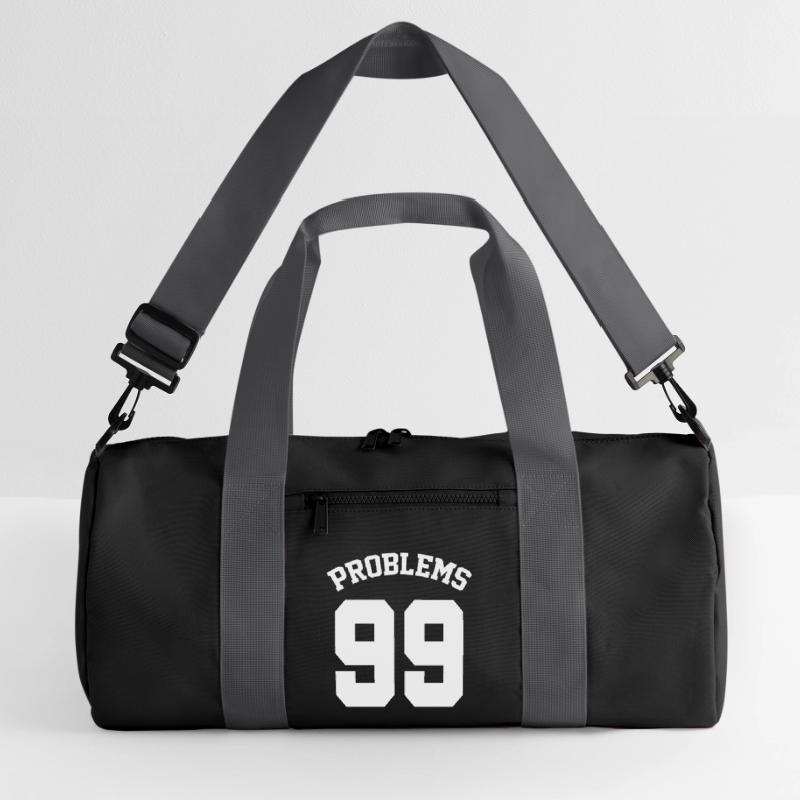 99 Problems Funny Matching Couples Recycled Duffel Bag