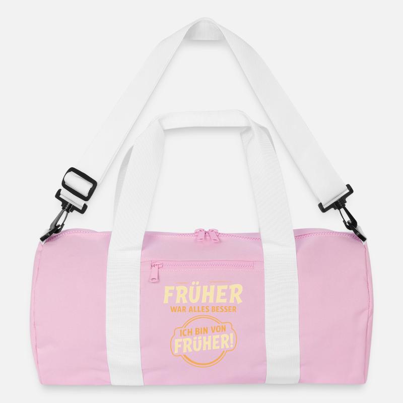 Früher war alles besser Spruch Recycelte Duffel Bag