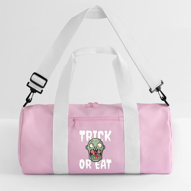 SÜSSES ODER ESSEN - ZOMBIE HALLOWEEN Recycelte Duffel Bag