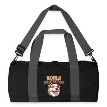 Axe Throwing Lumberjack Chop to the Top - Recycled Duffel Bag - black/graphite grey - Front