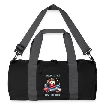 Comfort stat fully charged - Recycled Duffel Bag - black/graphite grey - Front