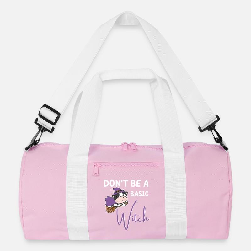 Kuh Halloween Hexe Hexen don't be a basic witch Recycelte Duffel Bag
