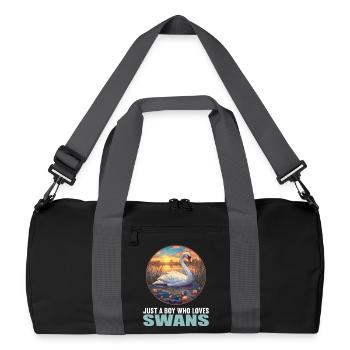 Swans Swan - Recycled Duffel Bag - black/graphite grey - Front
