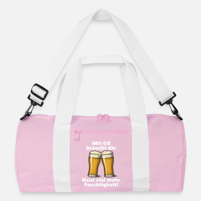 Männer 60. Geburtstag Bier Spruch Recycelte Duffel Bag