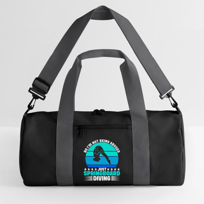 Diving diving board Recycled Duffel Bag