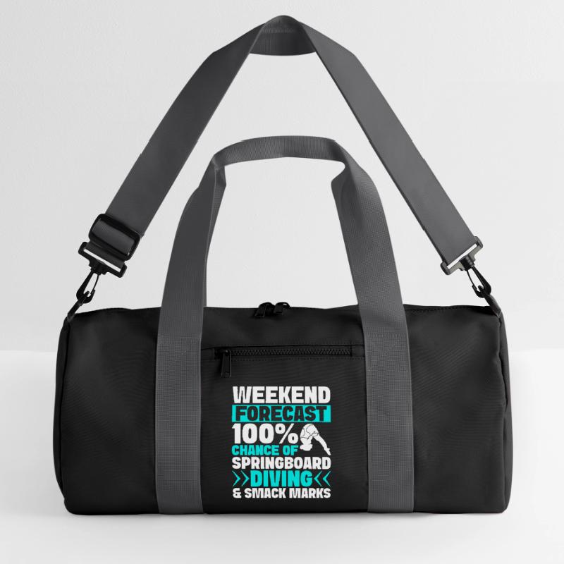 Diving diving board Recycled Duffel Bag