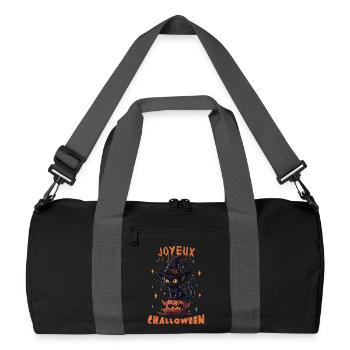 Costume Halloween Simple Idée de Cadeau - Sac de sport recyclé - noir/gris graphite - Devant