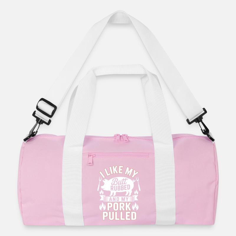  I Like My Butt Rubbed And My Pork Pulled Grill Recycelte Duffel Bag