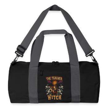 Teacher Teacher Educator The Teacher Witch - Recycled Duffel Bag - black/graphite grey - Front
