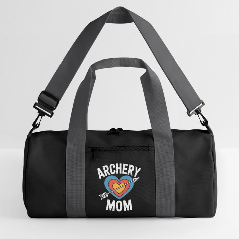 Bogenschießen Spruch Mutter Bogenschießen Geschenk Recycelte Duffel Bag