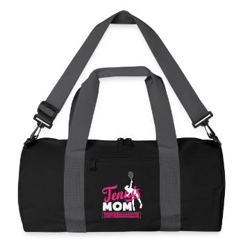 Tennis Maman Joueuse Tennis Mom - Sac de sport recyclé - noir/gris graphite - Devant