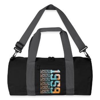 LIMITED EDITION 1959 67 YEARS 67TH BIRTHDAY - Recycled Duffel Bag - black/graphite grey - Front