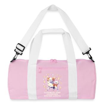 La valeur de la gentillesse au-delà des frontières du système | Chihuahua - Sac de sport recyclé - rose/blanc - Devant